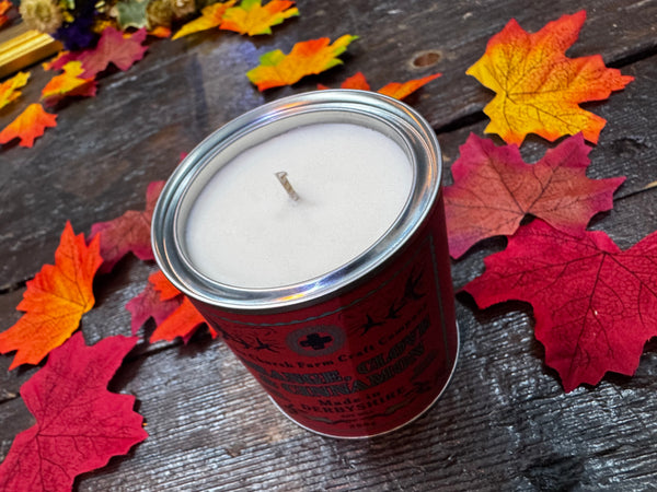 WINTER PAINT TIN CANDLE