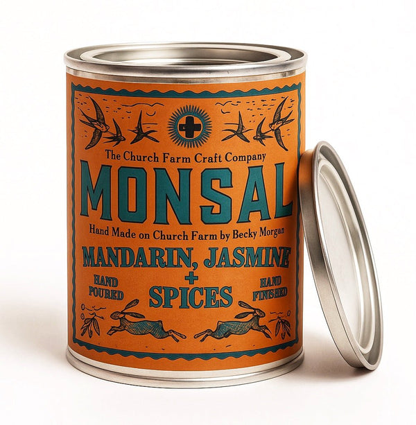 PAINT TIN CANDLE - The Church Farm Craft Company